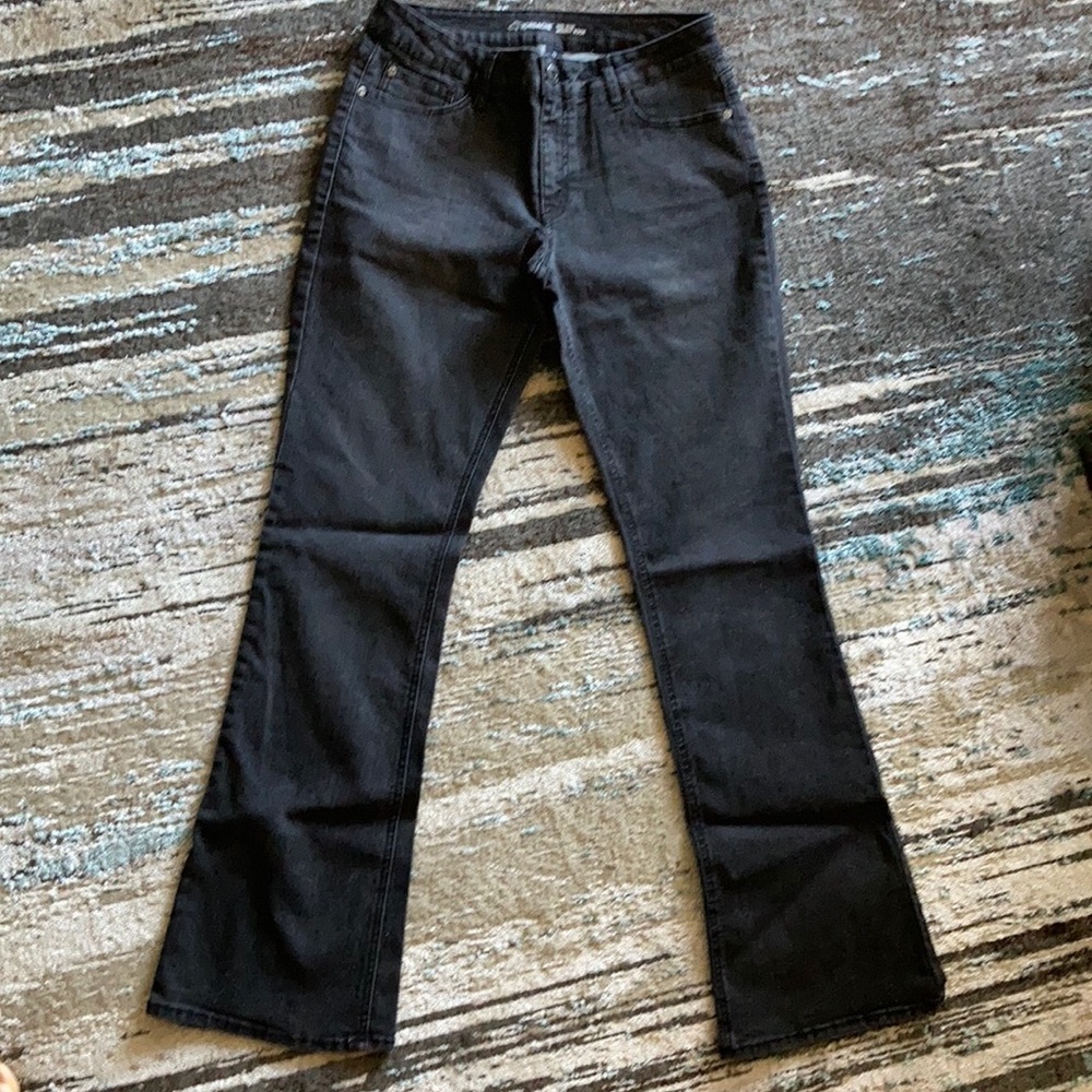 Black Jordache Skinny Bootcut stretch jeans
